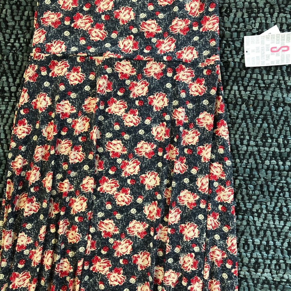 Denim looking LULAroe maxi skirt